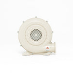 Beige industrial blower on a white background