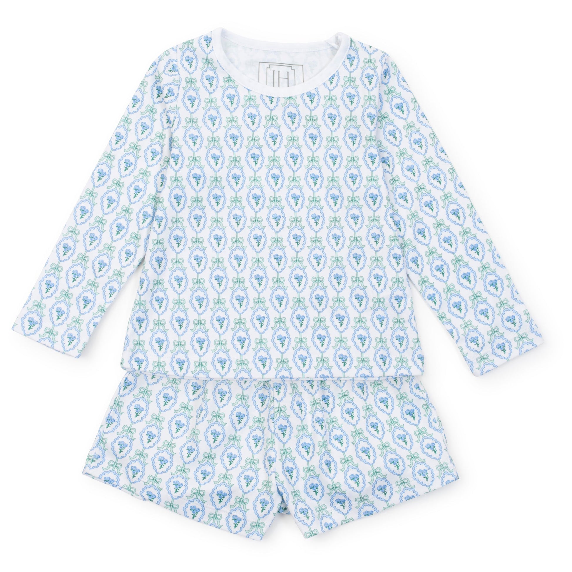 Lila and Hayes Sophie Girls' Short Set - Hampton Blooms