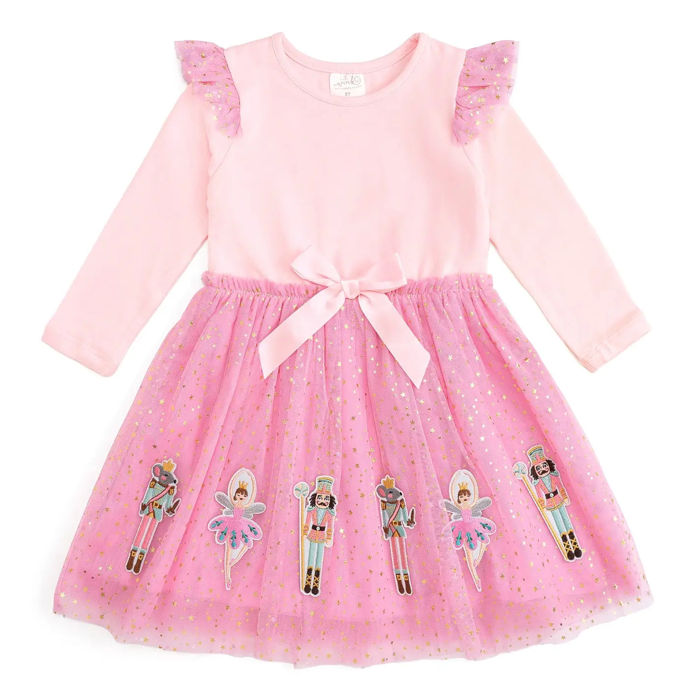 Sweet Wink Nutcracker Applique Tutu Dress 