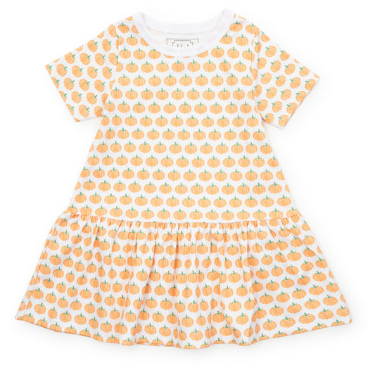 Lila and Hayes Lottie Girls' Dress - Harvest Pumpkin