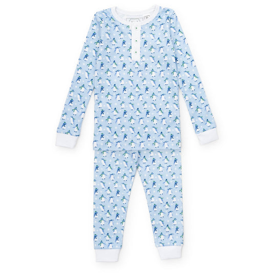 Jack Boys' Pajama Pant Set - Penguin Party Blue