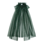 Sweet Wink Emerald Rhinestone Christmas Cape