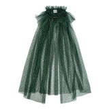 Sweet Wink Emerald Rhinestone Christmas Cape