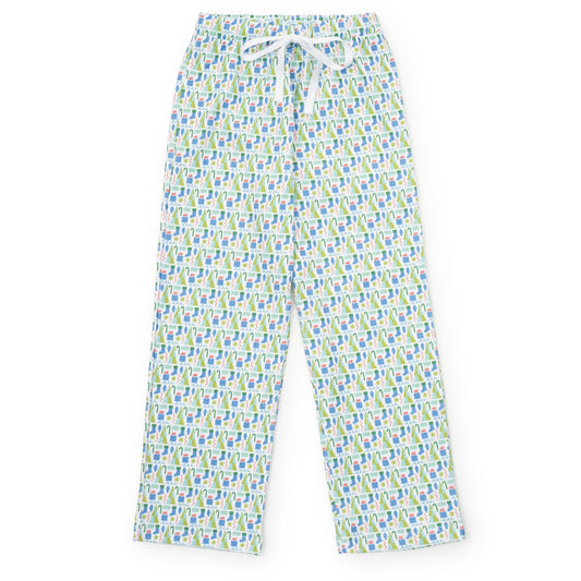 Lila and Hayes Beckett Boys' Hangout Pant - Mod Holiday Blue