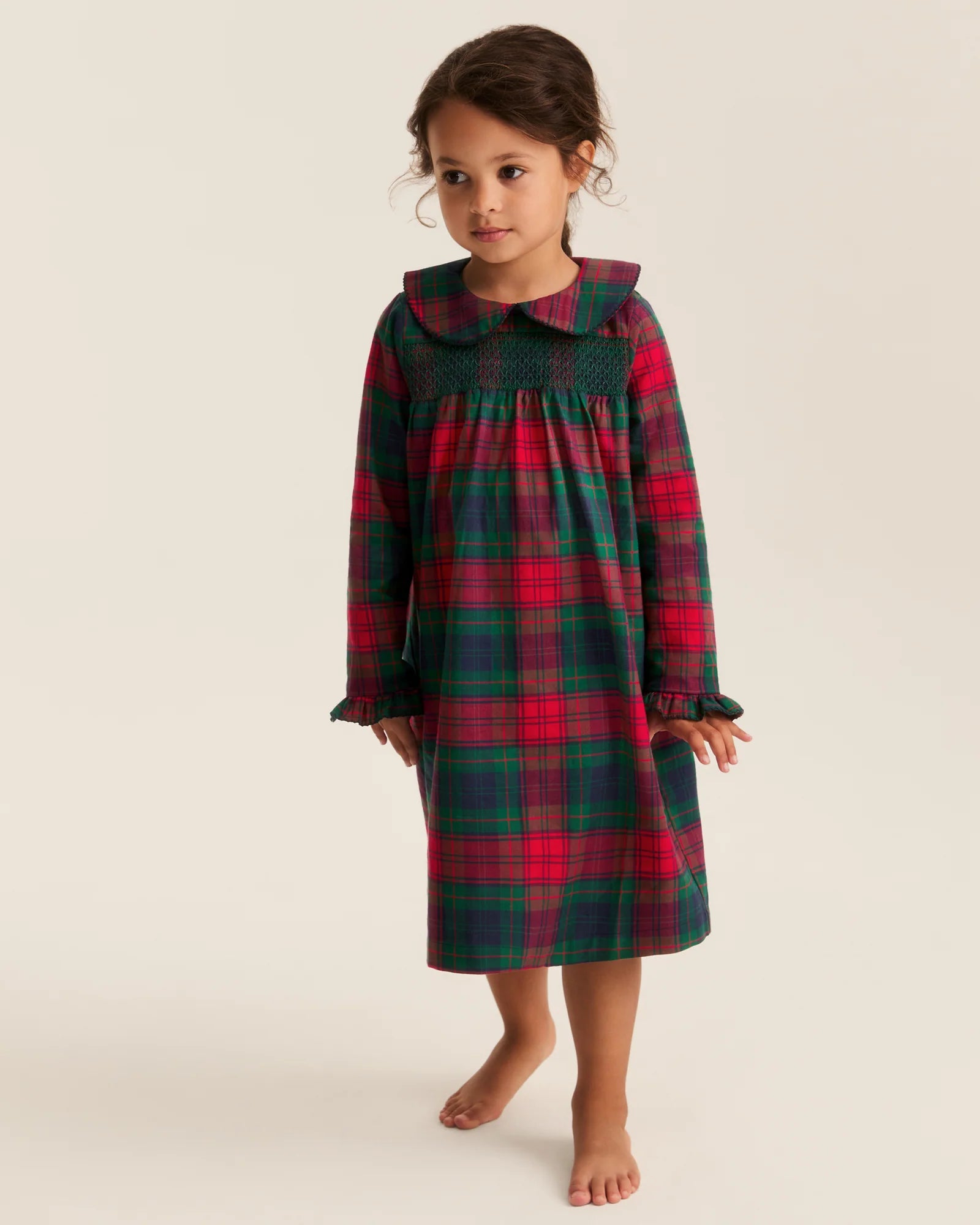 Petite Plume St. James Tartan Twill Eloise Nightgown