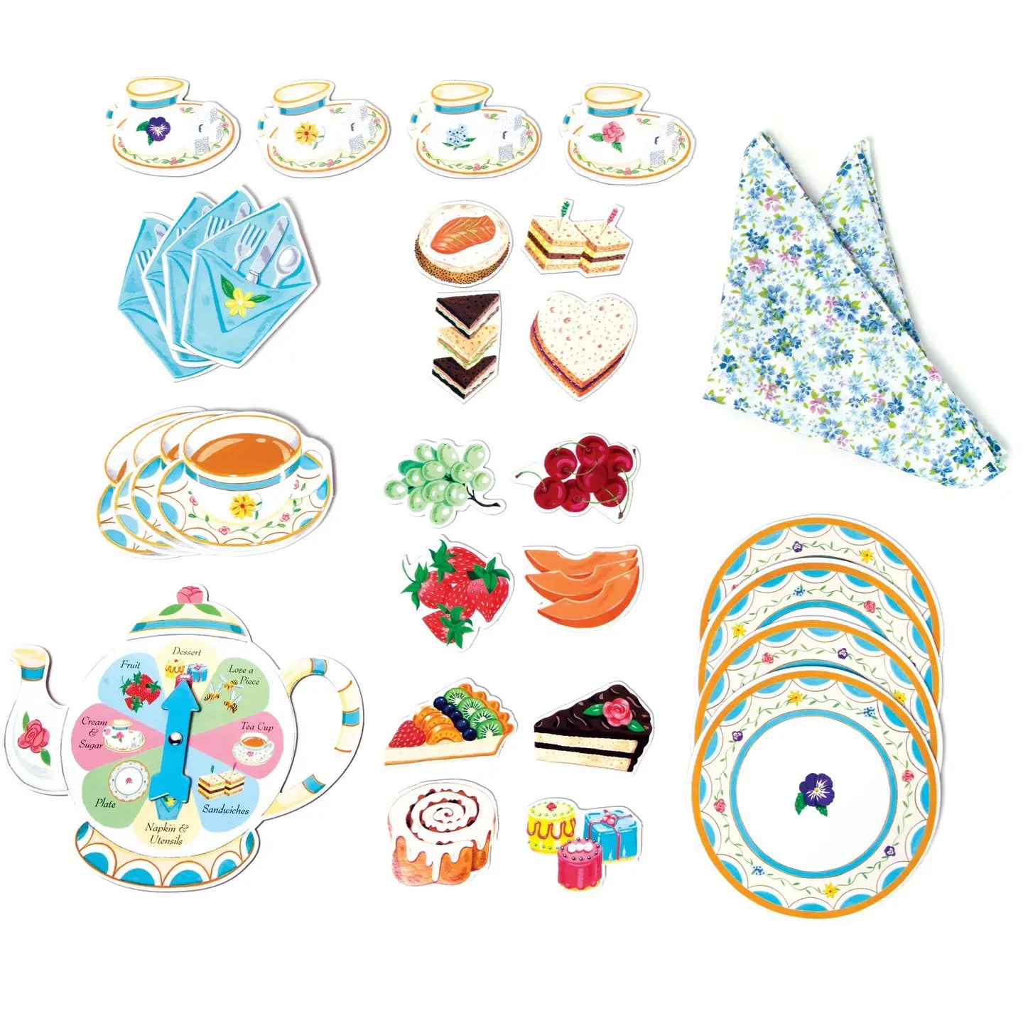 eeboo Tea Party Spinner Game