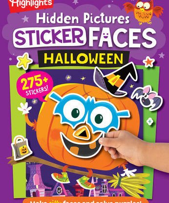 Penguin Random House Hidden Pictures Sticker Faces: Halloween