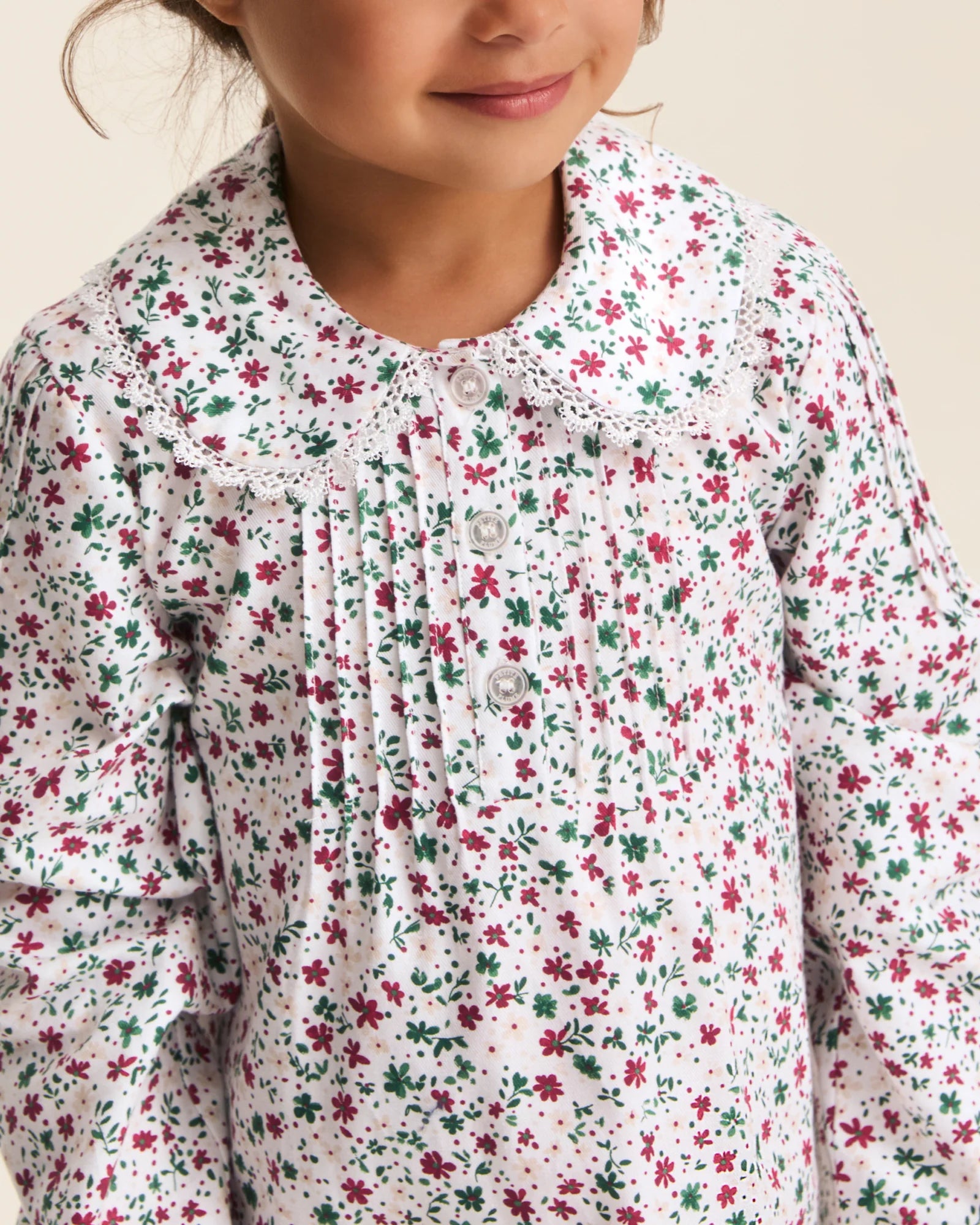 Petite Plume Winter Garden Twill Lola Nightgown