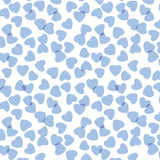 Lila and Hayes Parker Boys' Pima Cotton Zipper Pajama - Confetti Hearts Blue