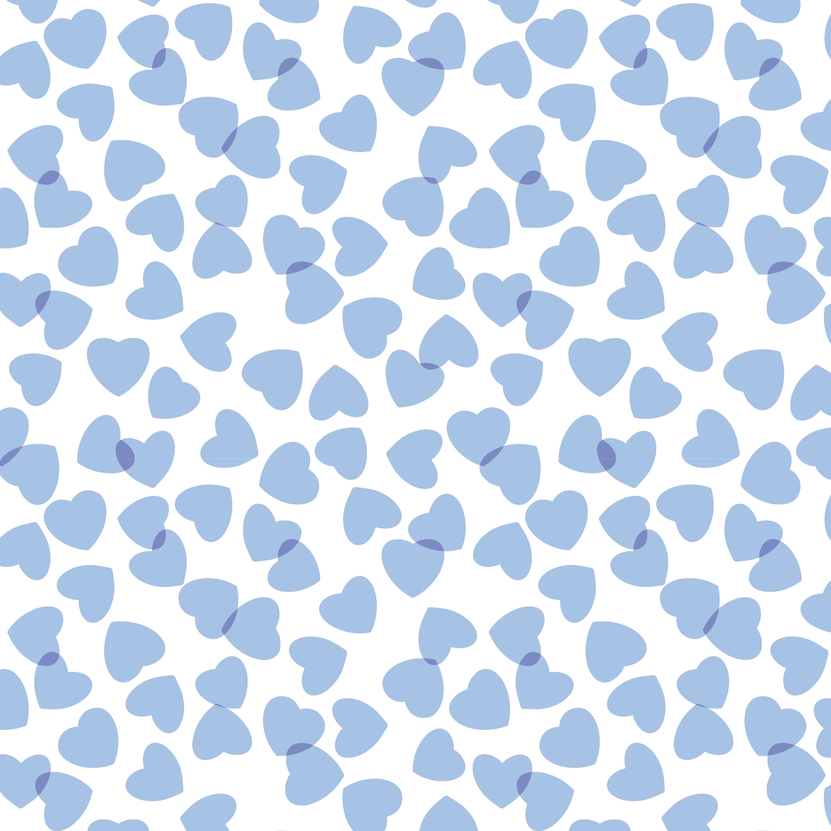 Lila and Hayes Parker Boys' Pima Cotton Zipper Pajama - Confetti Hearts Blue