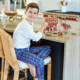 Beckett Boys' Hangout Pant - Christmas Candy Blue