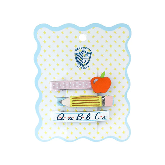 Daydream Society Smarty Pants ABC Hair Clip Set