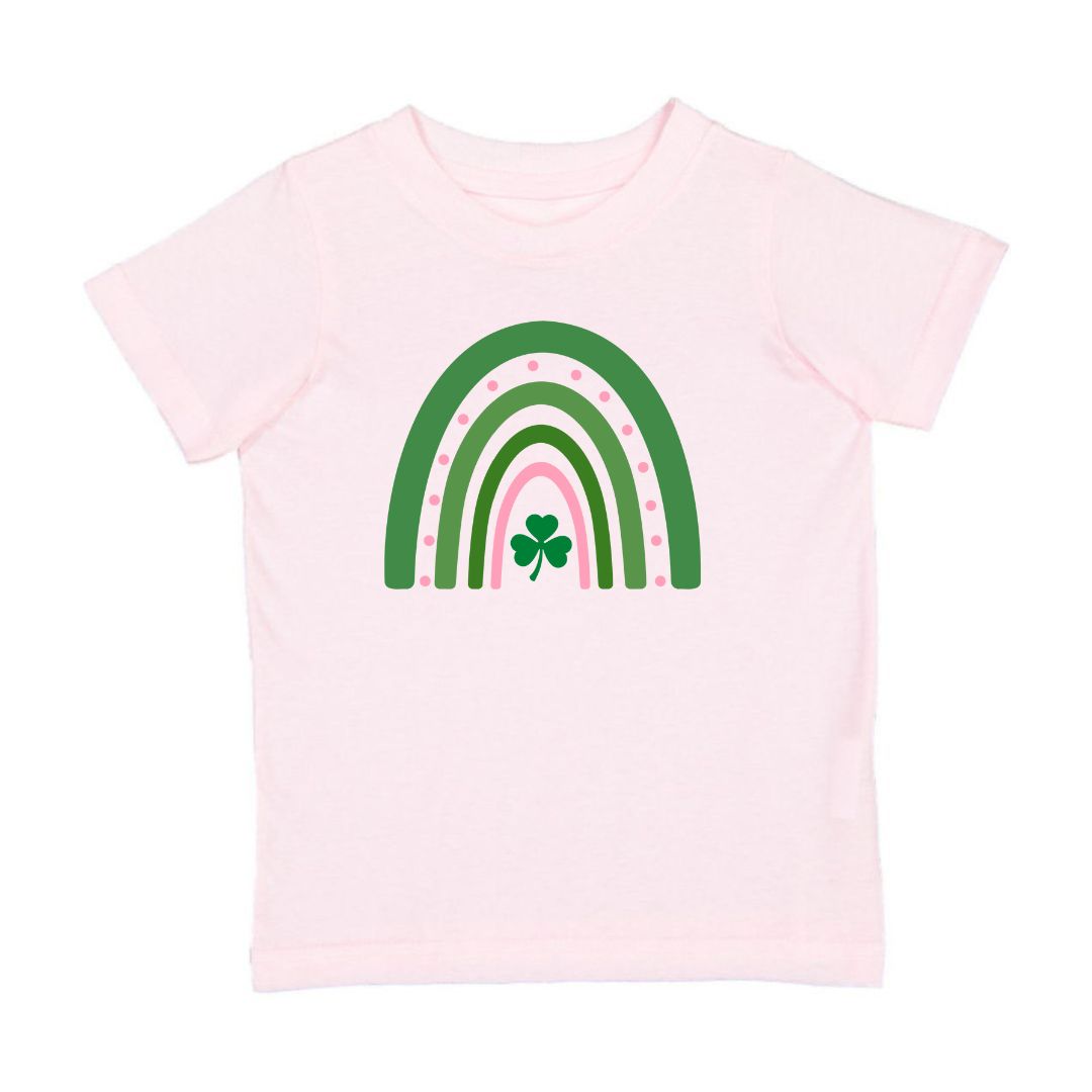 Sweet Wink Rainbow Shamrock St. Patrick's Day Short Sleeve T-shirt - Ballet