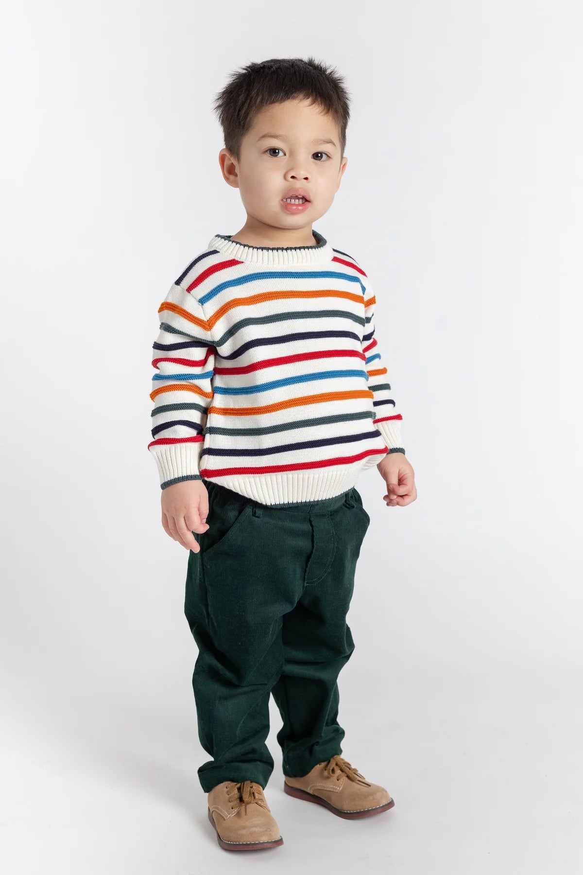Florence Eiseman Sweater With Raised Stripes