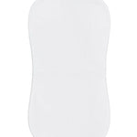 Nellapima Milano Baby Burp Cloth- White Picot Trim