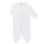 Nellapima Milano Baby Footie - White Picot Trim