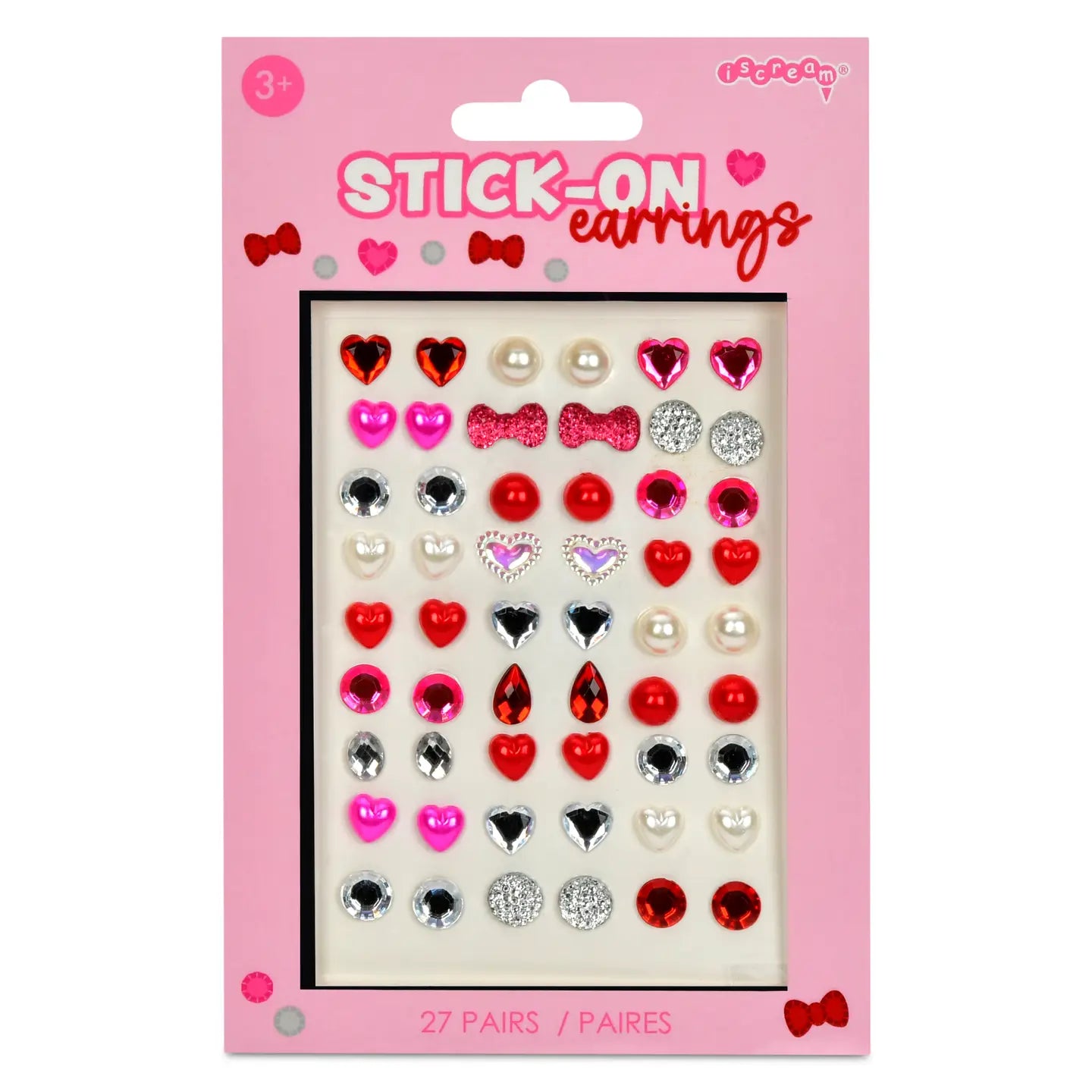 Stick On Jeweled Earrings