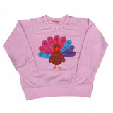 Cotton Candy Turkey Sweatshirt