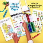 Bright Stripes Busy World- Art on the Go!