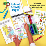 Bright Stripes Busy World- Art on the Go!