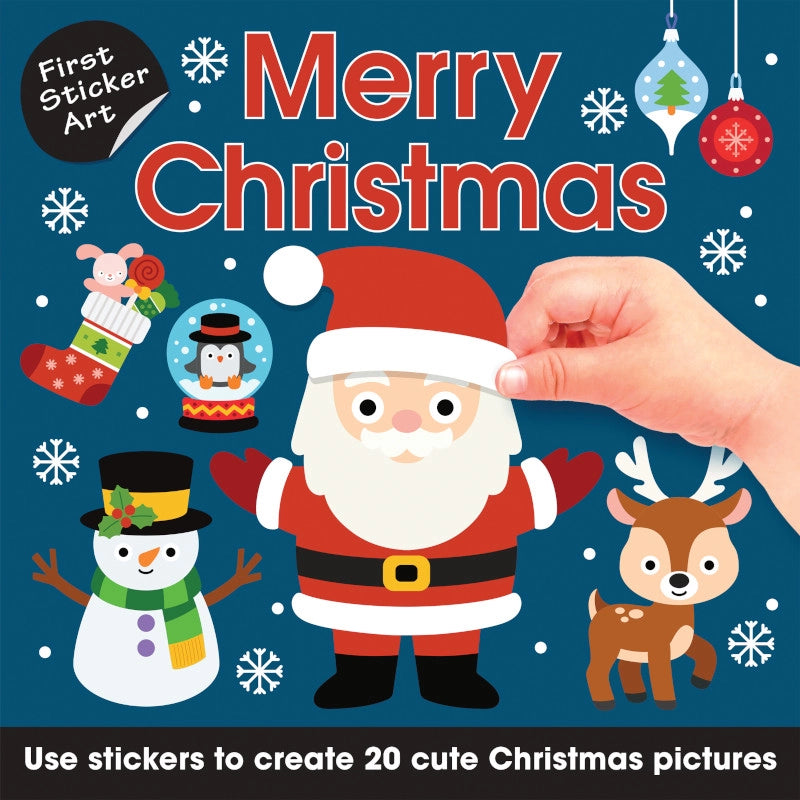 Sourcebooks First Sticker Art- Merry Christmas