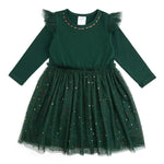 Sweet Wink  Emerald Rhinestone Christmas Tutu Dress 