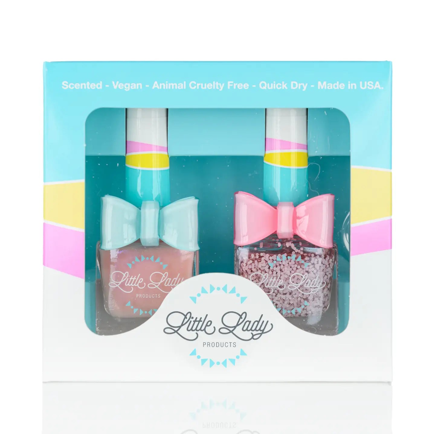 Little Lady Little Lady Nail Polish Duo - Rosey Ballerina Duo