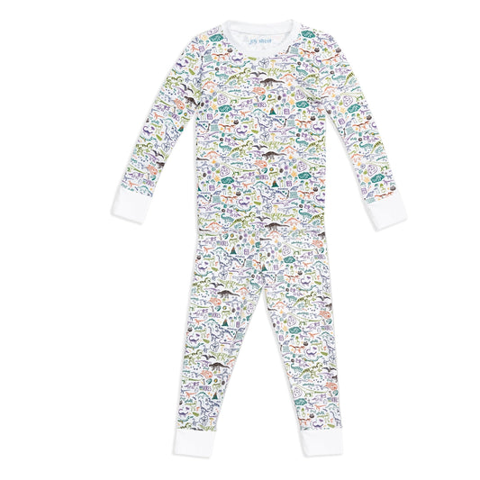 Joy Street Dino Two Piece Long Pajamas