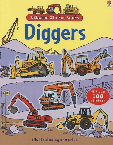 Usborne First Sticker Book - Diggers