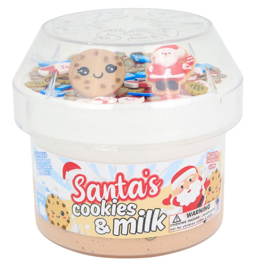 Santa's Cookies and Milk Slime