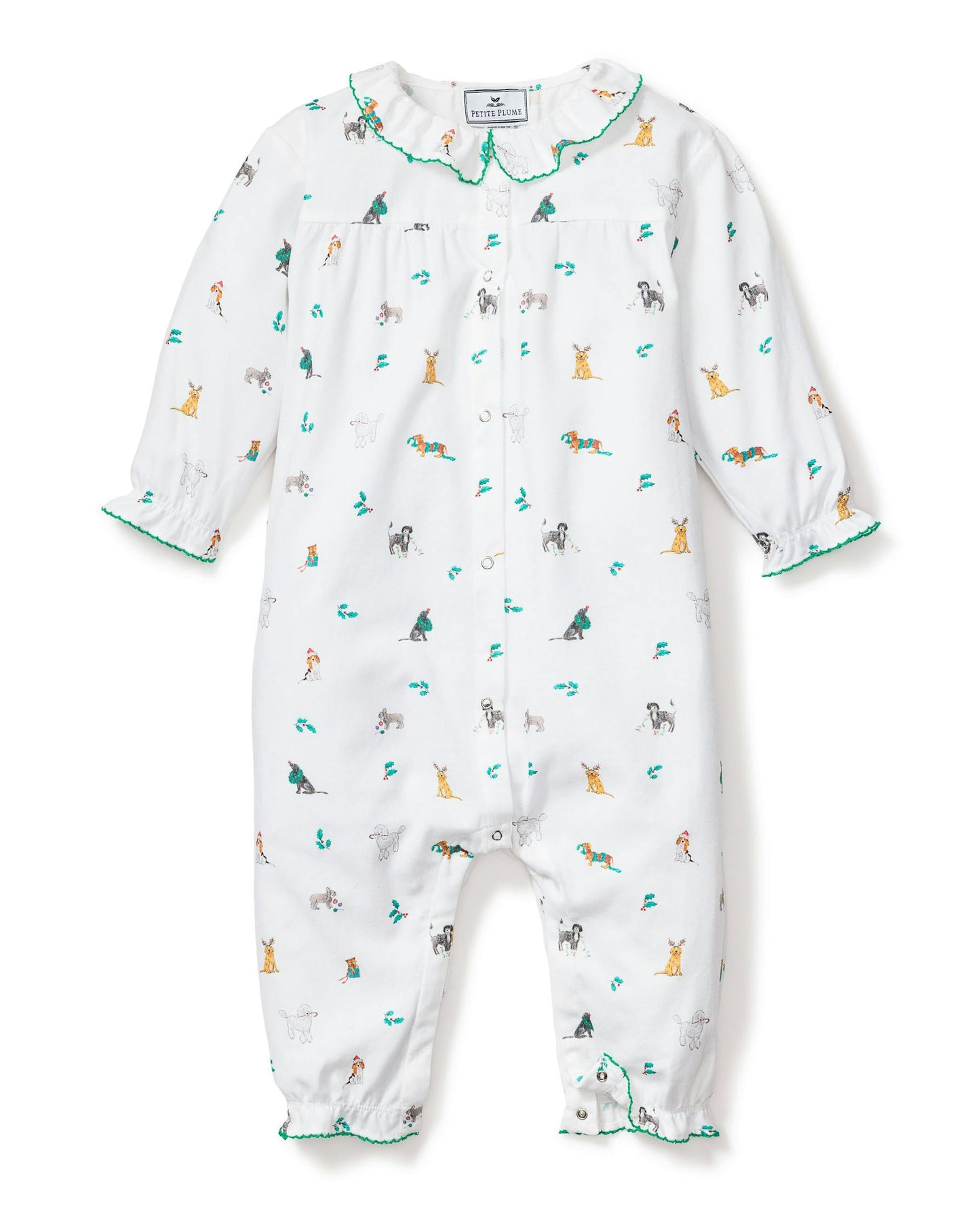 Petite Plume Jingle Paws Madeline Romper