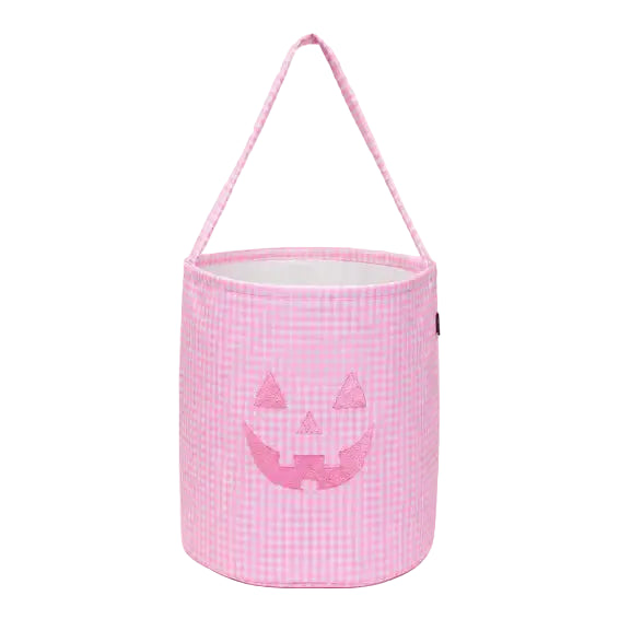 Mint Pink Trick or Treat Tote