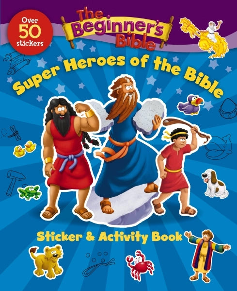 Harper Collins Super Hero's Of The Bible Sticker and Activity Book