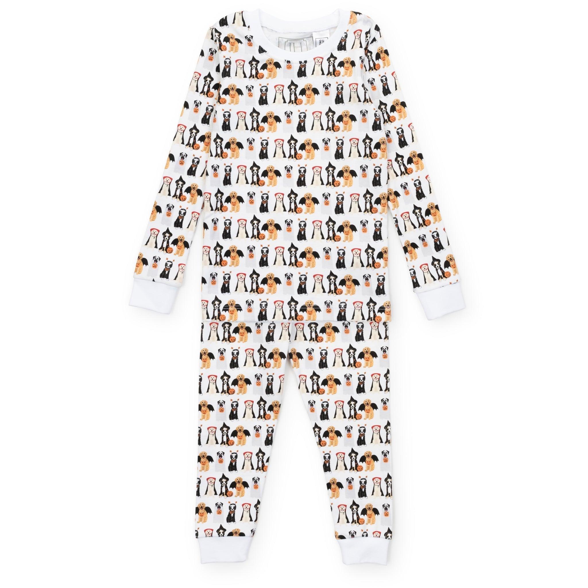 Lila and Hayes Grayson Pajama Pant Set - Halloween Pups