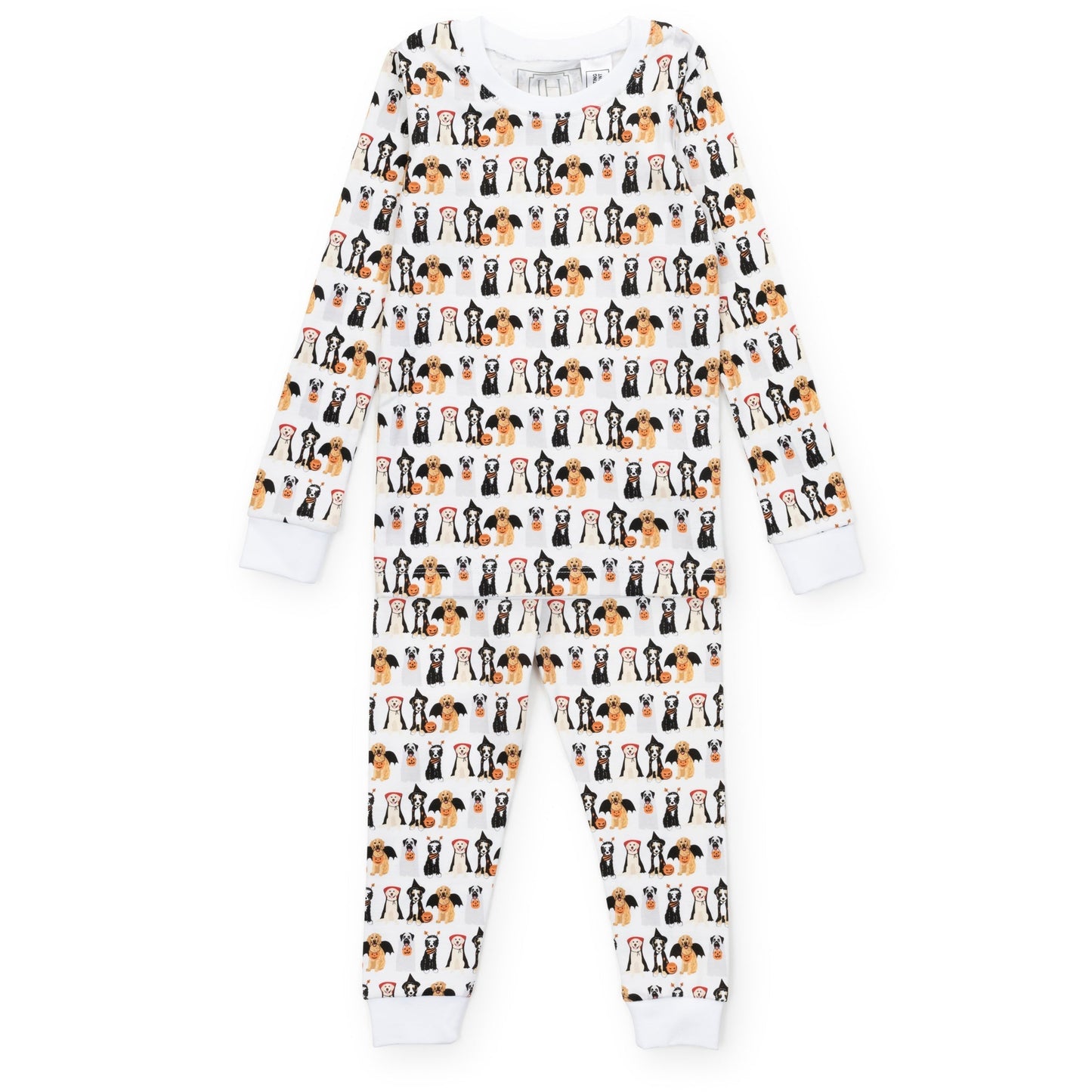 Lila and Hayes Grayson Pajama Pant Set - Halloween Pups