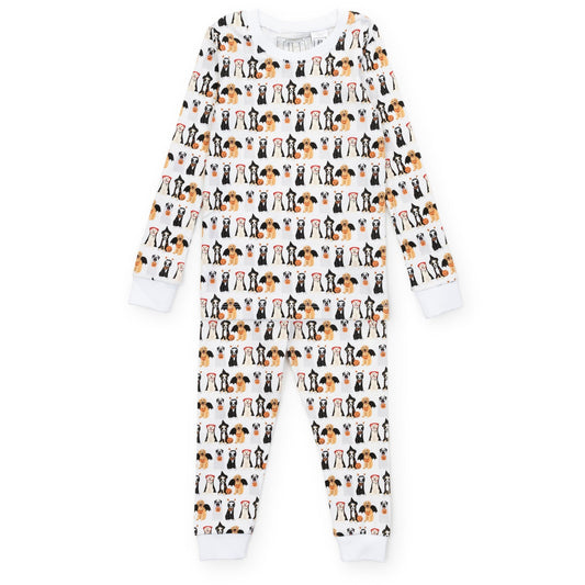Lila and Hayes Grayson Pajama Pant Set - Halloween Pups