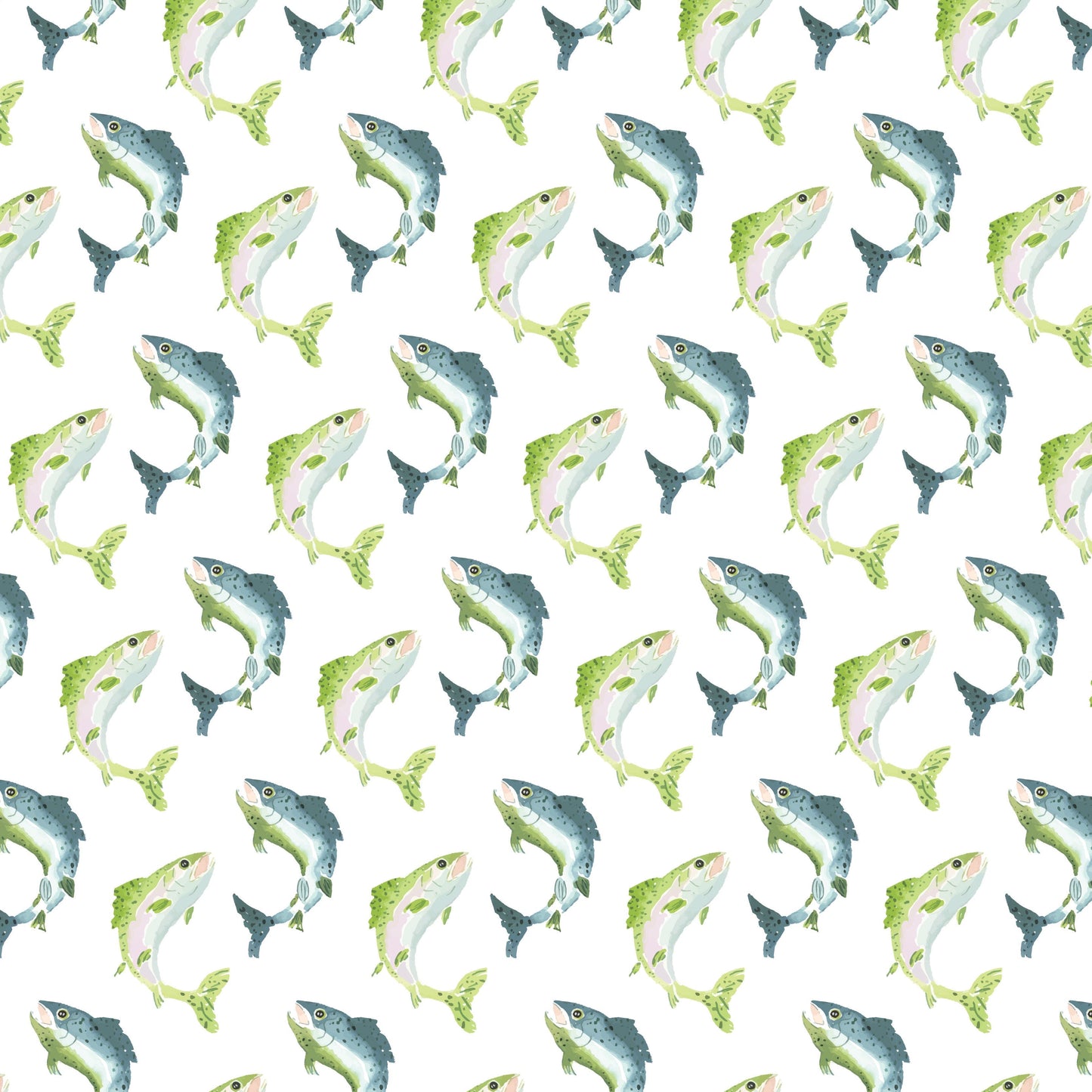 Parker Boys' Zipper Pajama - Jumping Trout