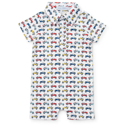 Lila and Hayes Tripp Boys' Polo Shortall - Cruisin Jeeps