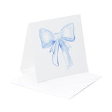 Blue Bow Enclosure Card