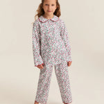 Petite Plume Winter Garden Twill Colette Children's Pajama Set