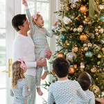 Lila and Hayes Ava Girls' Pajama Pant Set - Tree Topper Bows