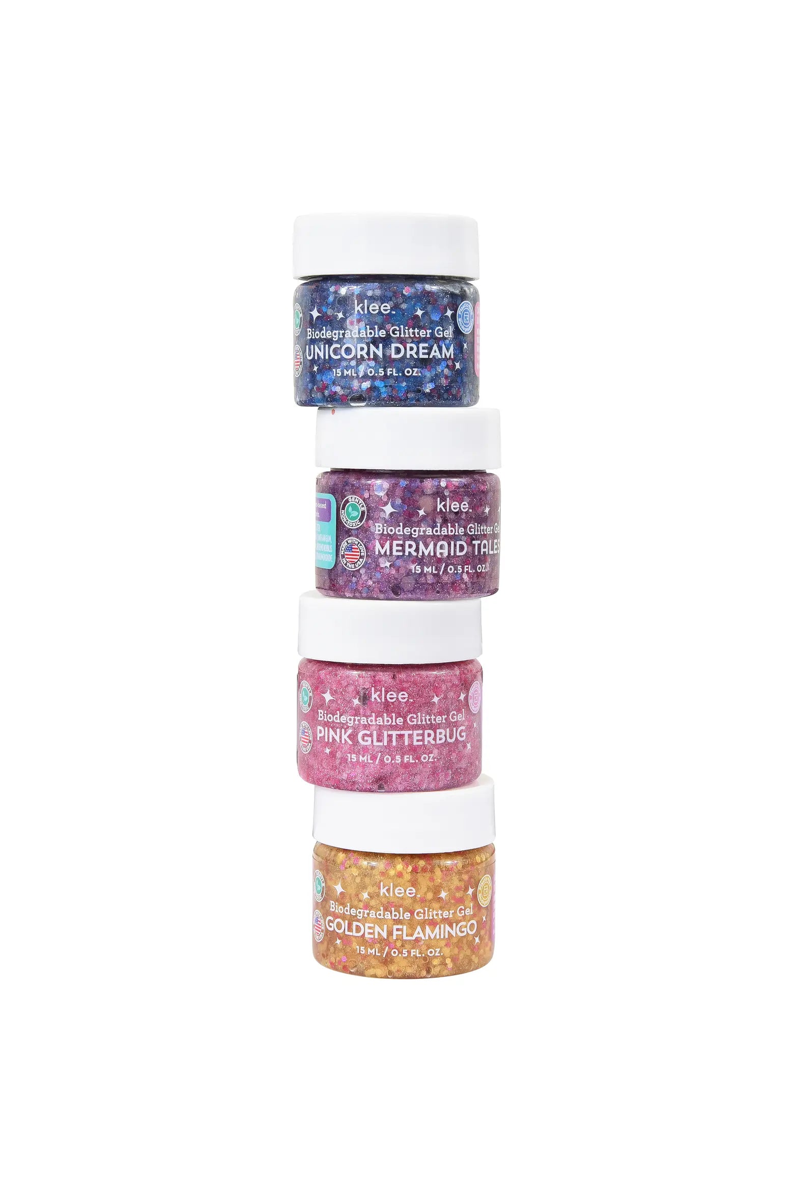 Klee Mermaid Party- 4 Piece Glitter Set
