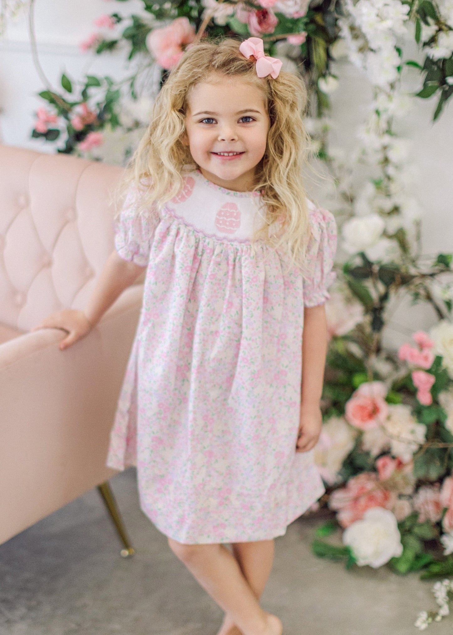 Poppy Kids Co. Floral Egg Dress