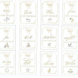 Over the Moon Month by Month Watercolor Baby Cards