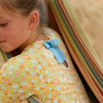 Minnow Girls Marigold Floral Rashguard One Piece