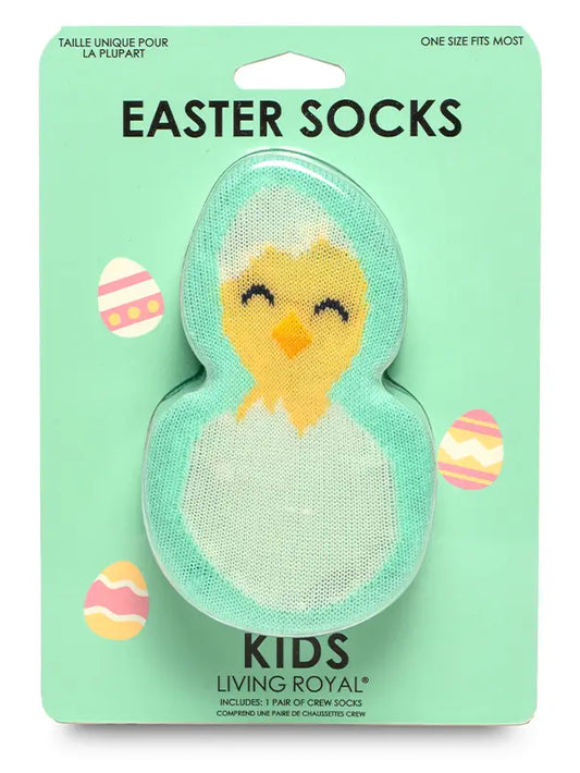 Living Royal Easter 3D Packaged Crew Socks