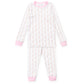 Lila and Hayes Grayson Girls' Pajama Pant Set - Easter Bunnies Pink