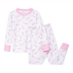 Magnolia Baby Darling Cowboy Boots Long Pajamas- Pink