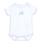 Magnolia Baby Little Golfer Bodysuit- Light Blue