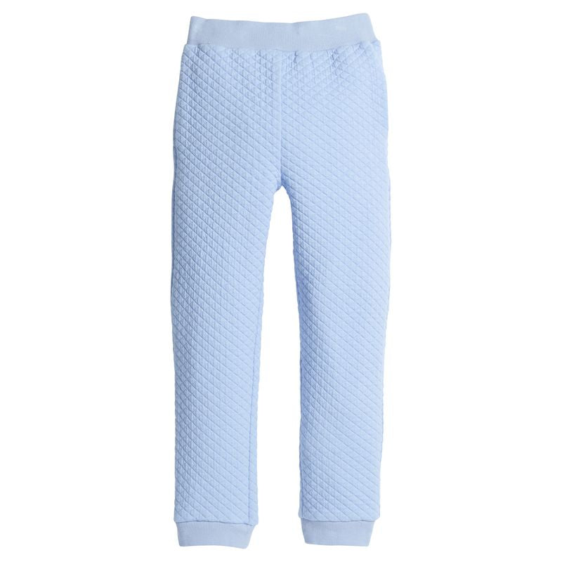 Classic Quilted Jogger- Light Blue